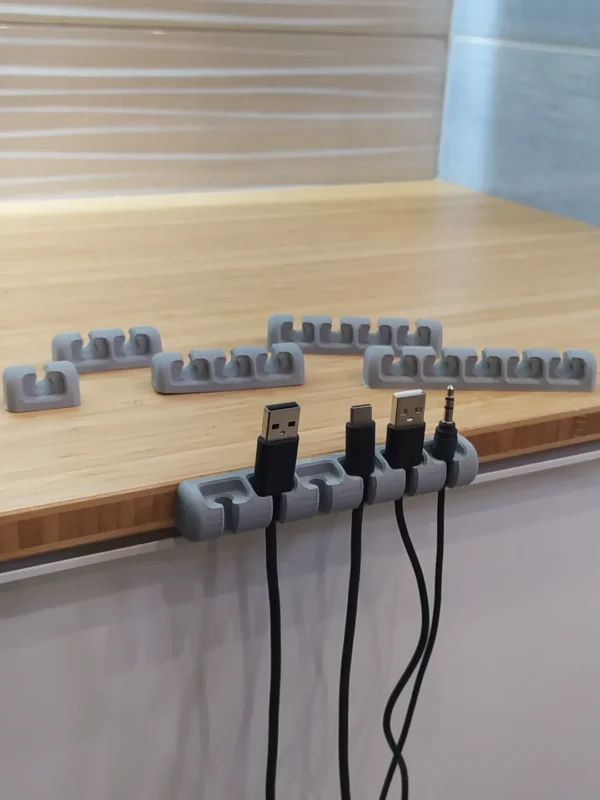 SOULWIT Cable Holder Clips, 6-Pack Cable Management Cord Organizer