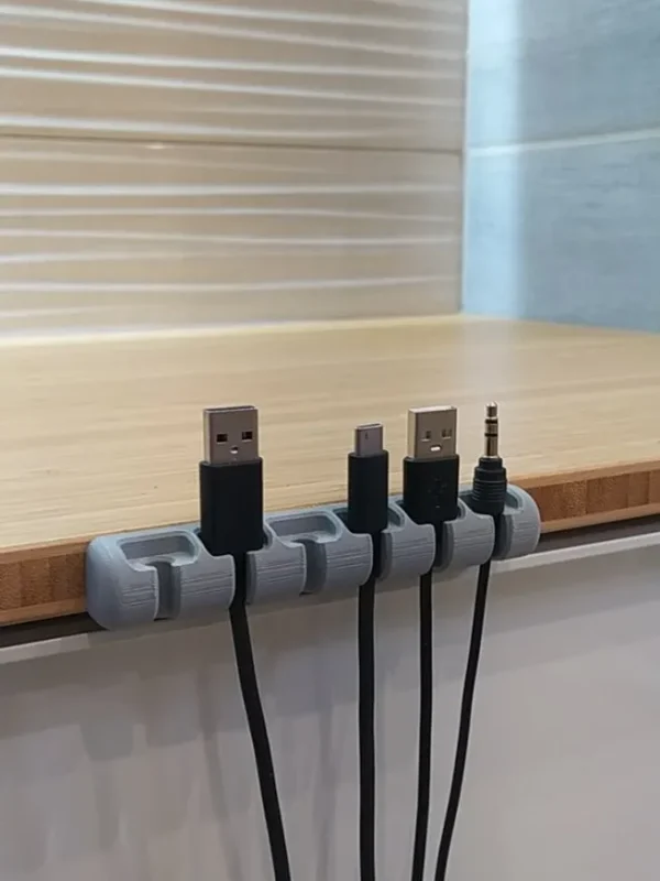 SOULWIT Cable Holder Clips, 6-Pack Cable Management Cord Organizer