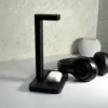 Headphone stand - headset holder with tray