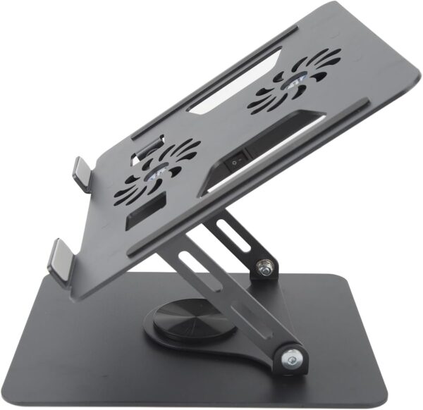 Adjustable Laptop Stand with Cooling Fan