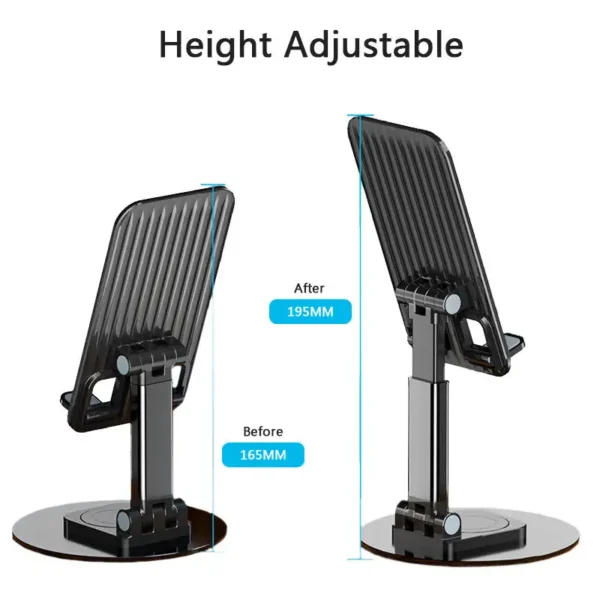 Mobile Phone Holders Portable Tablet Stand Desktop Mounts ABS Damping Gasket Plastic