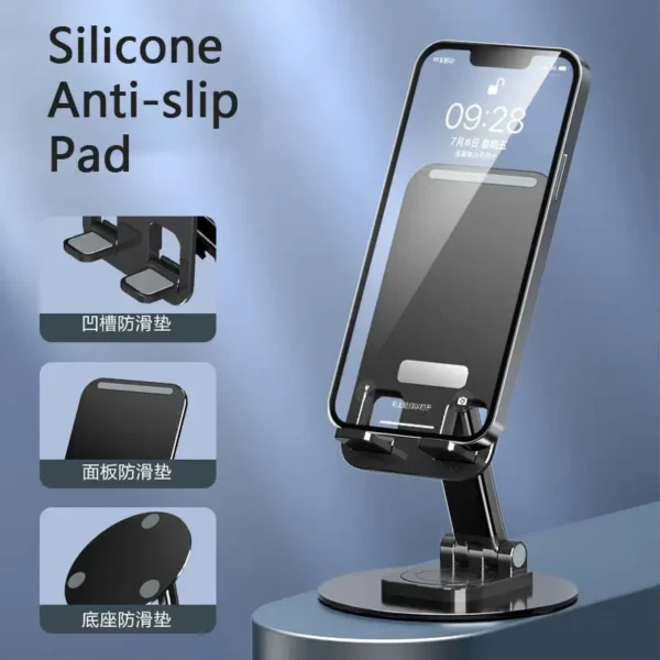 Mobile Phone Holders Portable Tablet Stand Desktop Mounts ABS Damping Gasket Plastic