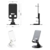 Mobile Phone Holders Portable Tablet Stand Desktop Mounts ABS Damping Gasket Plastic