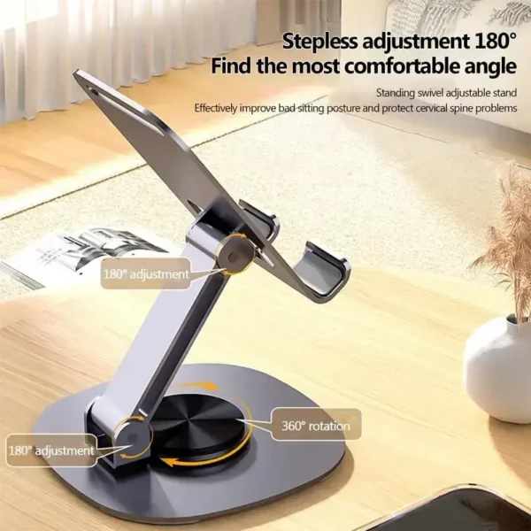 Desk 360 Rotation Adjustable Portable Metal Phone Holder